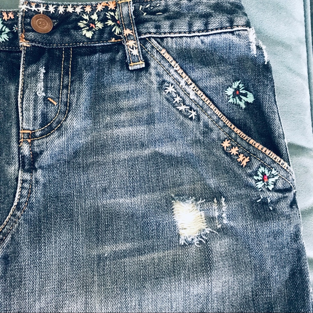 X2 Denim Laboratory Denim Skirt - Picture 3 of 8